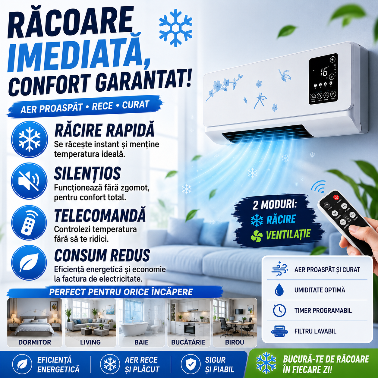 Aer Condiționat Portabil PolarFresh™