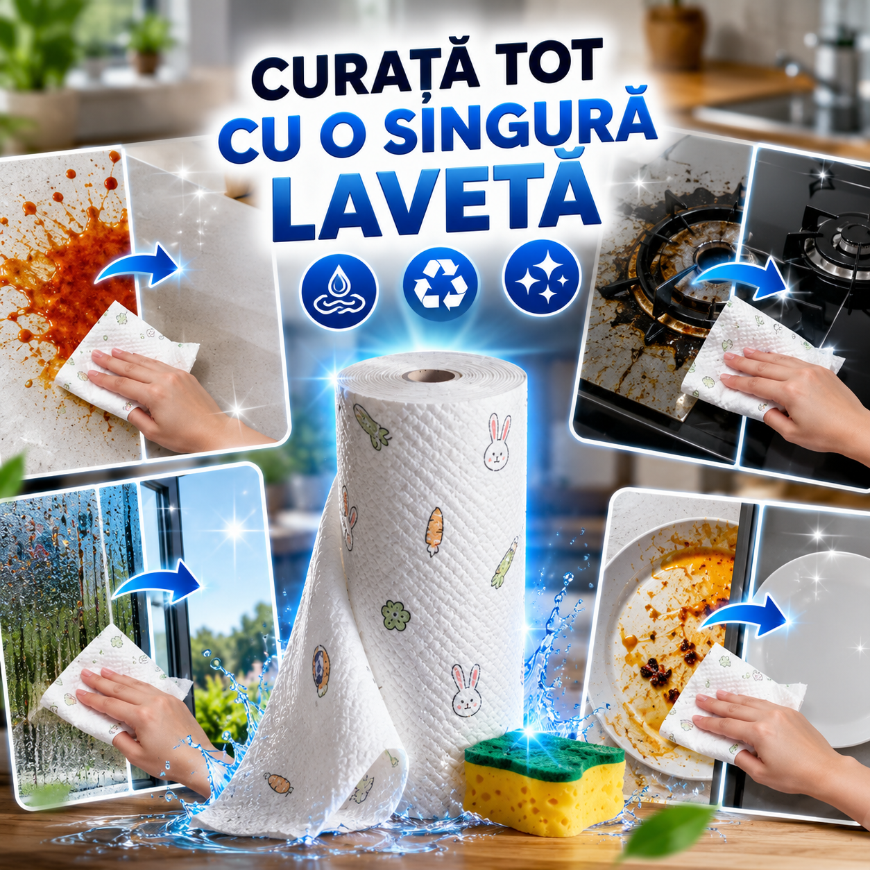 Lavete Reutilizabile EcoWipe™