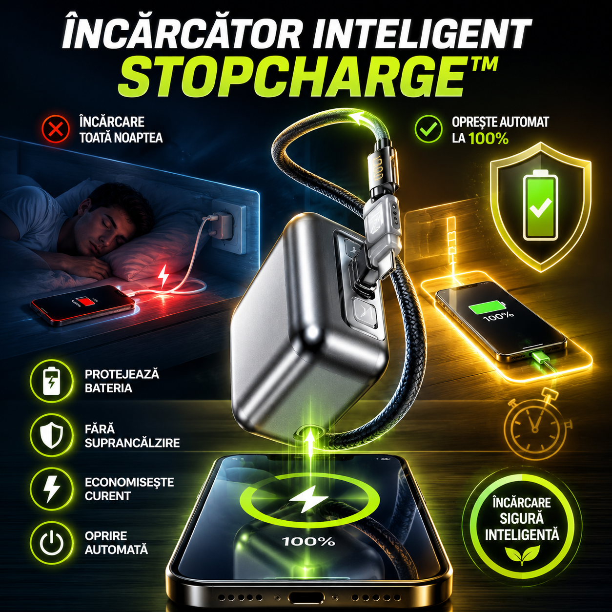 Încărcător Inteligent StopCharge™