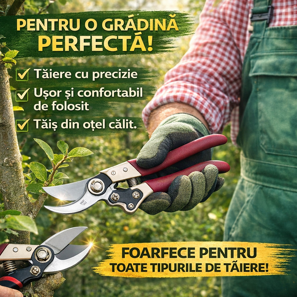 Foarfecă Profesională de Grădină PowerCut™