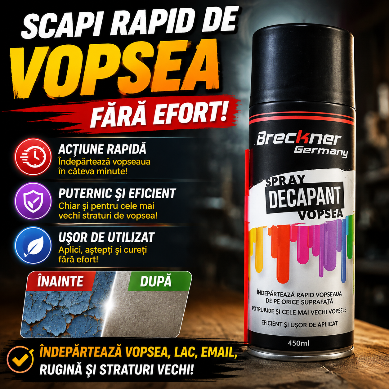 Spray Pentru Îndepărtarea Vopselei PaintOff™