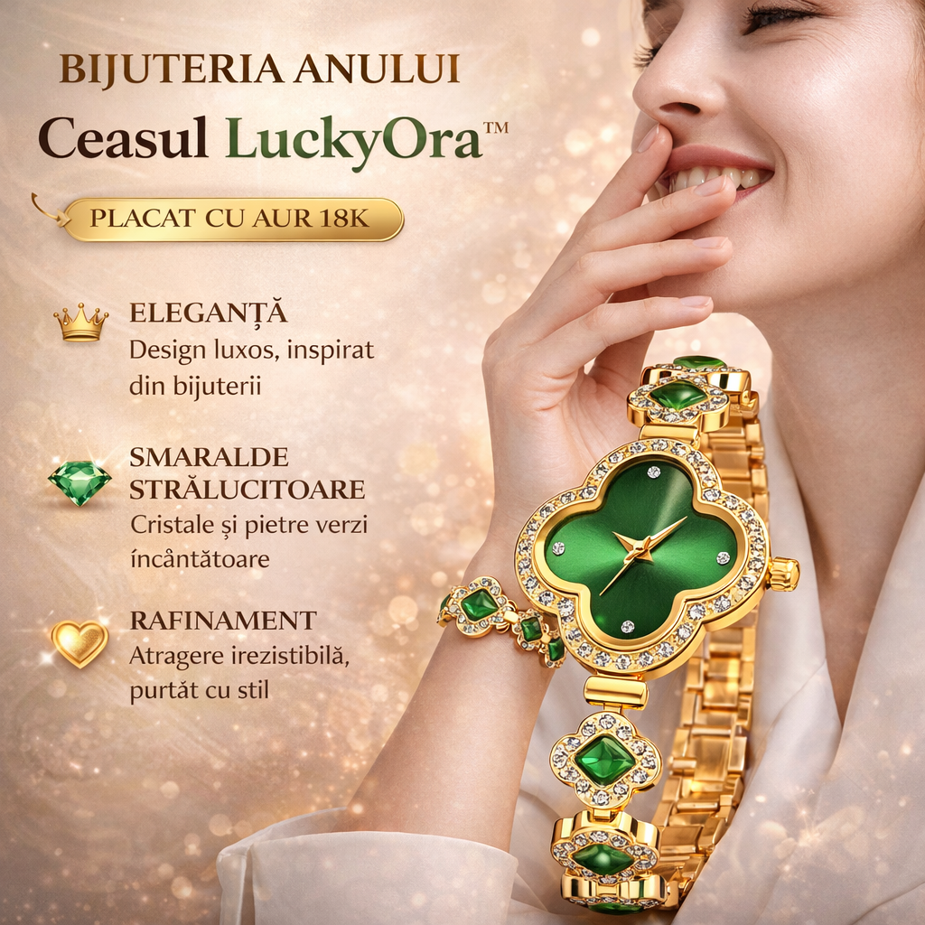 Bijuteria anului-Ceasul LuckyEmerald™