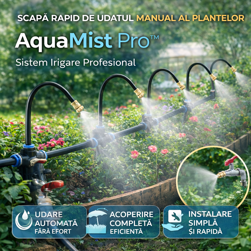 Sistem Irigare Profesional – AquaMist Pro™