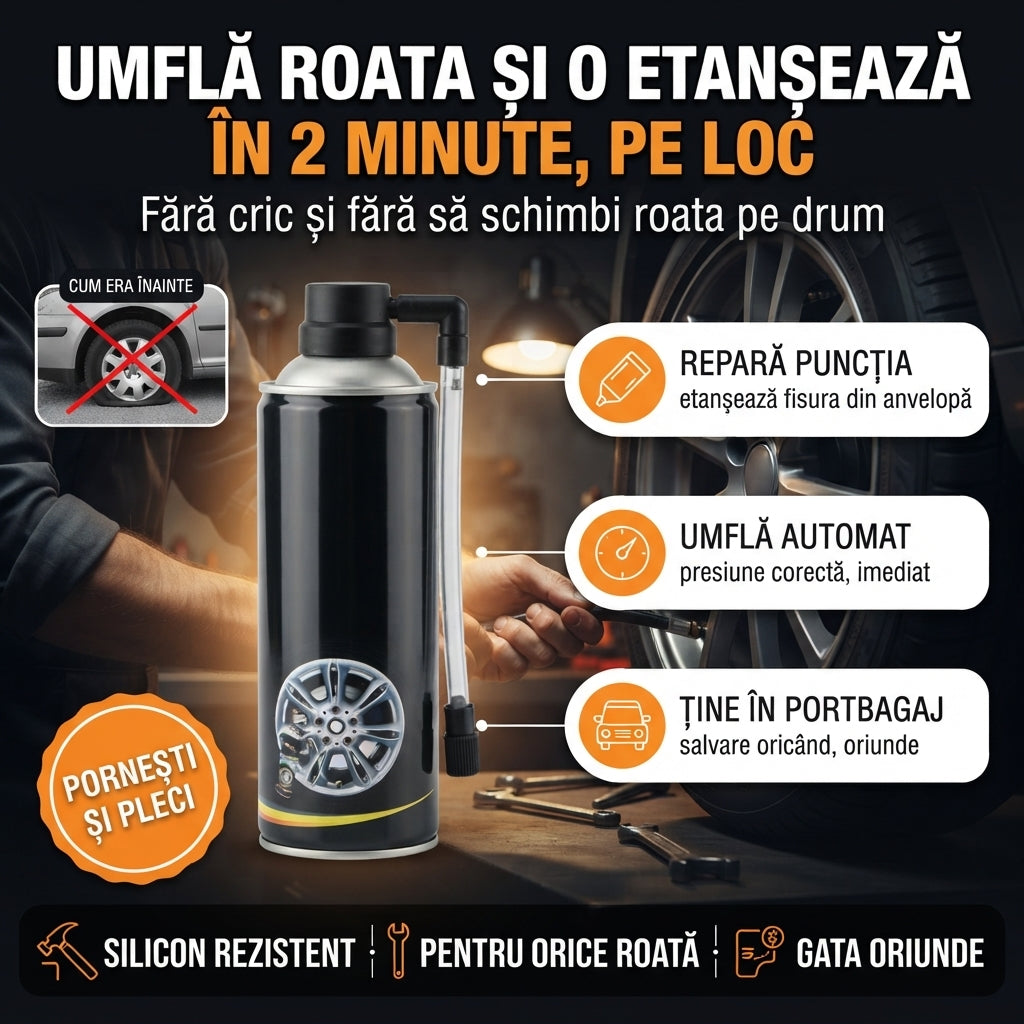 Spray Pentru Pană TireRescue™