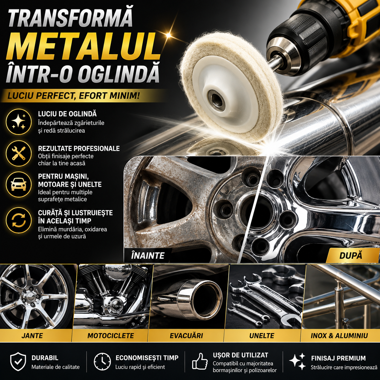 Discuri Pentru Lustruire Perfectă ShineWheel™