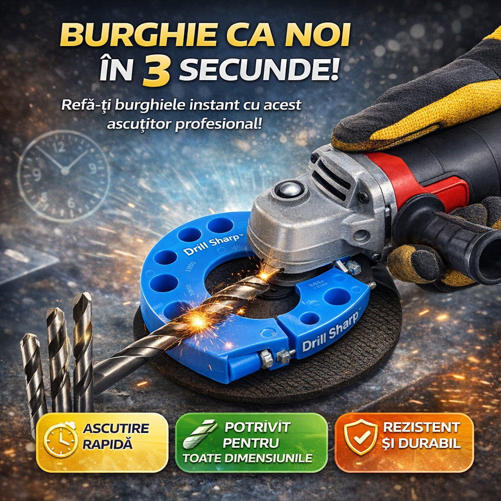 Ascuțitor Burghie- DrillSharp™