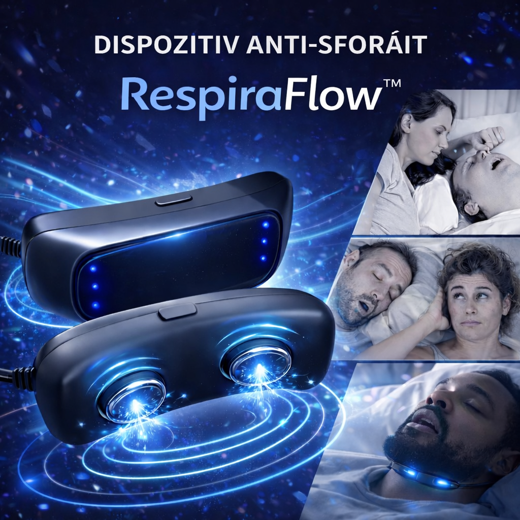 Dispozitiv Portabil pentru Respirație Ușoară- RespiraFlow™