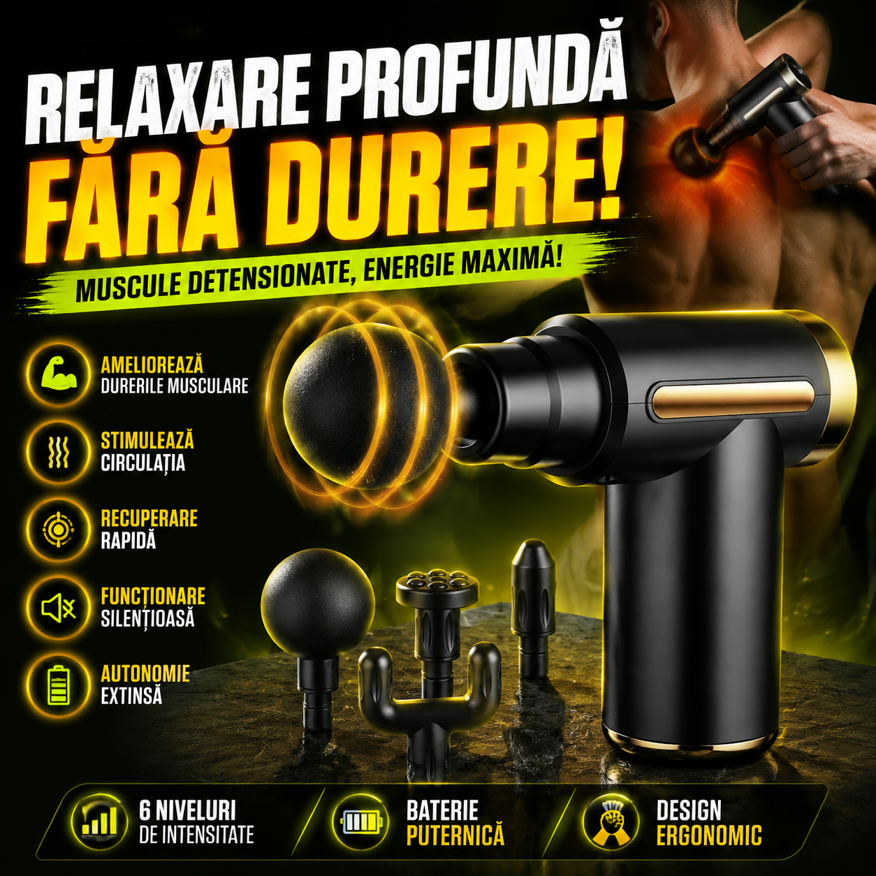 Pistol De Masaj RelaxPro™