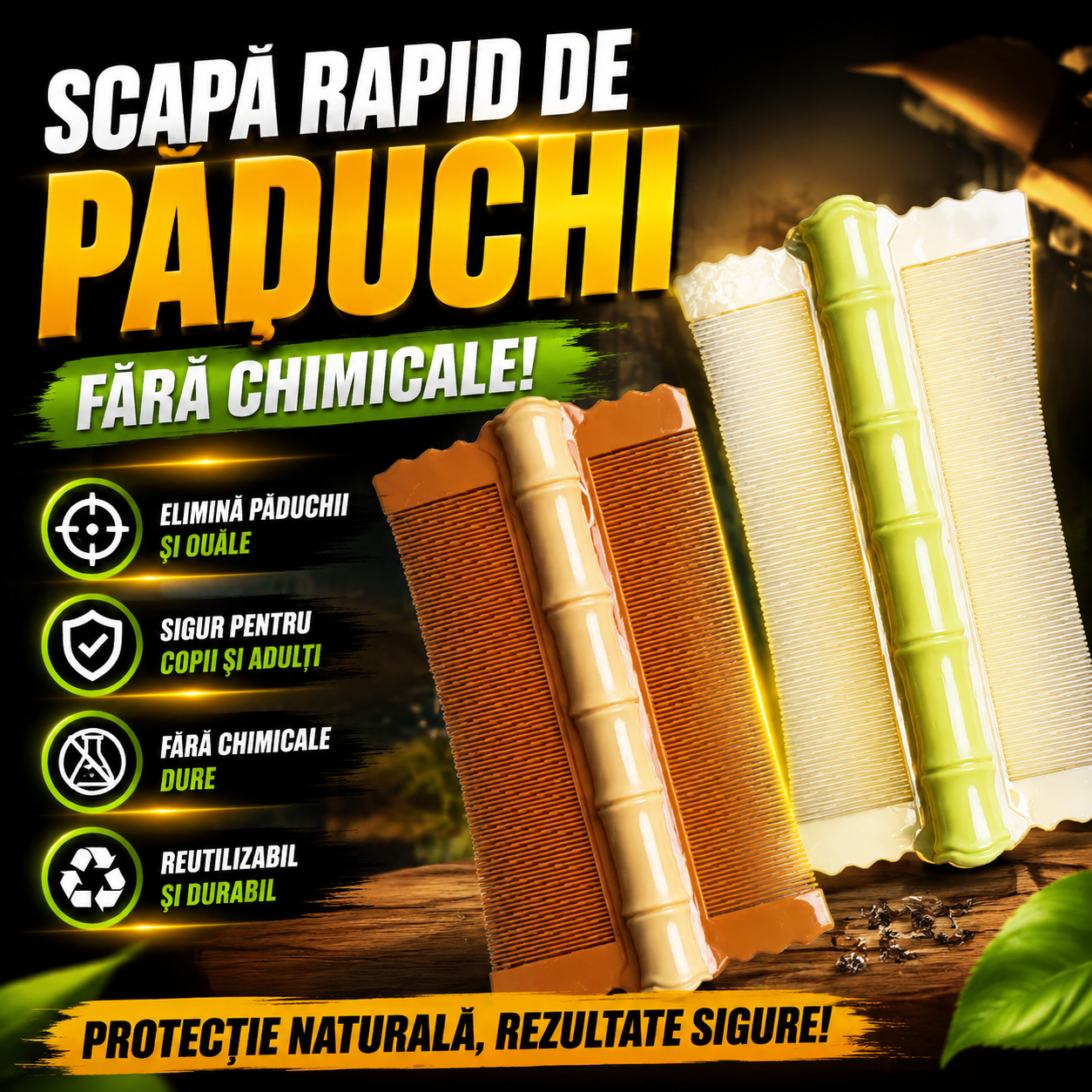 Pieptene Pentru Păduchi LiceClean™