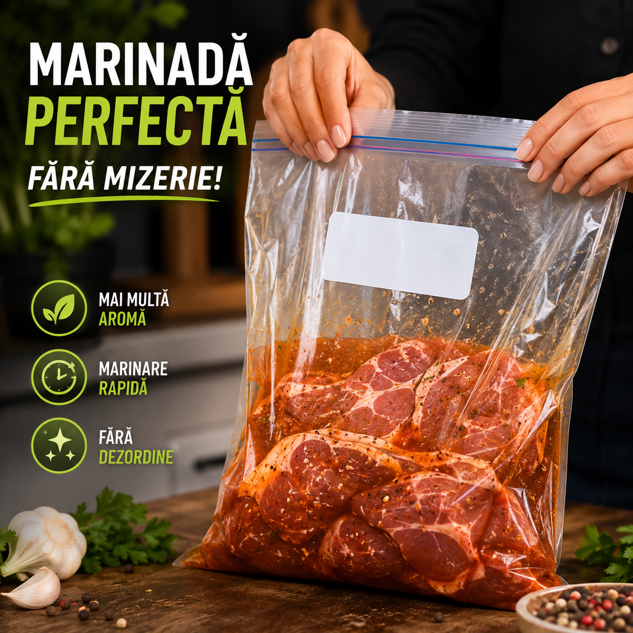 Pungă Reutilizabilă Pentru Marinare MarinBag™