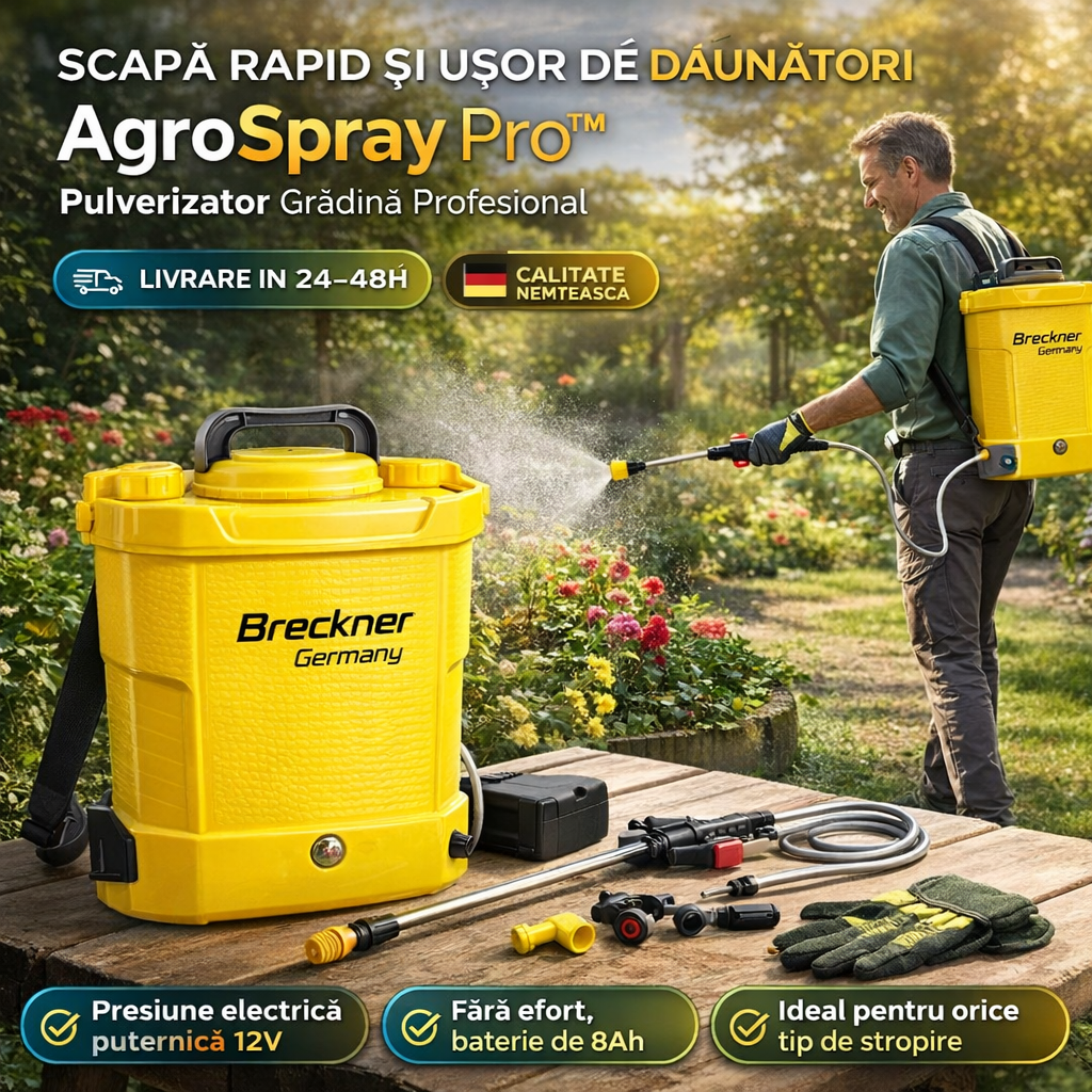 Pulverizator Grădină Profesional- AgroSpray Pro™