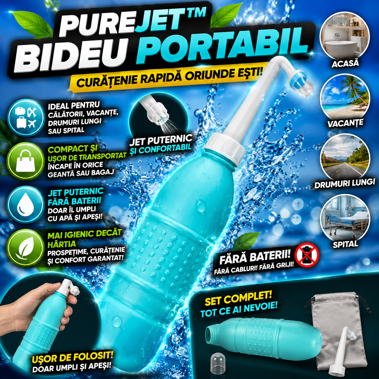 Bideu Portabil- PureJet™