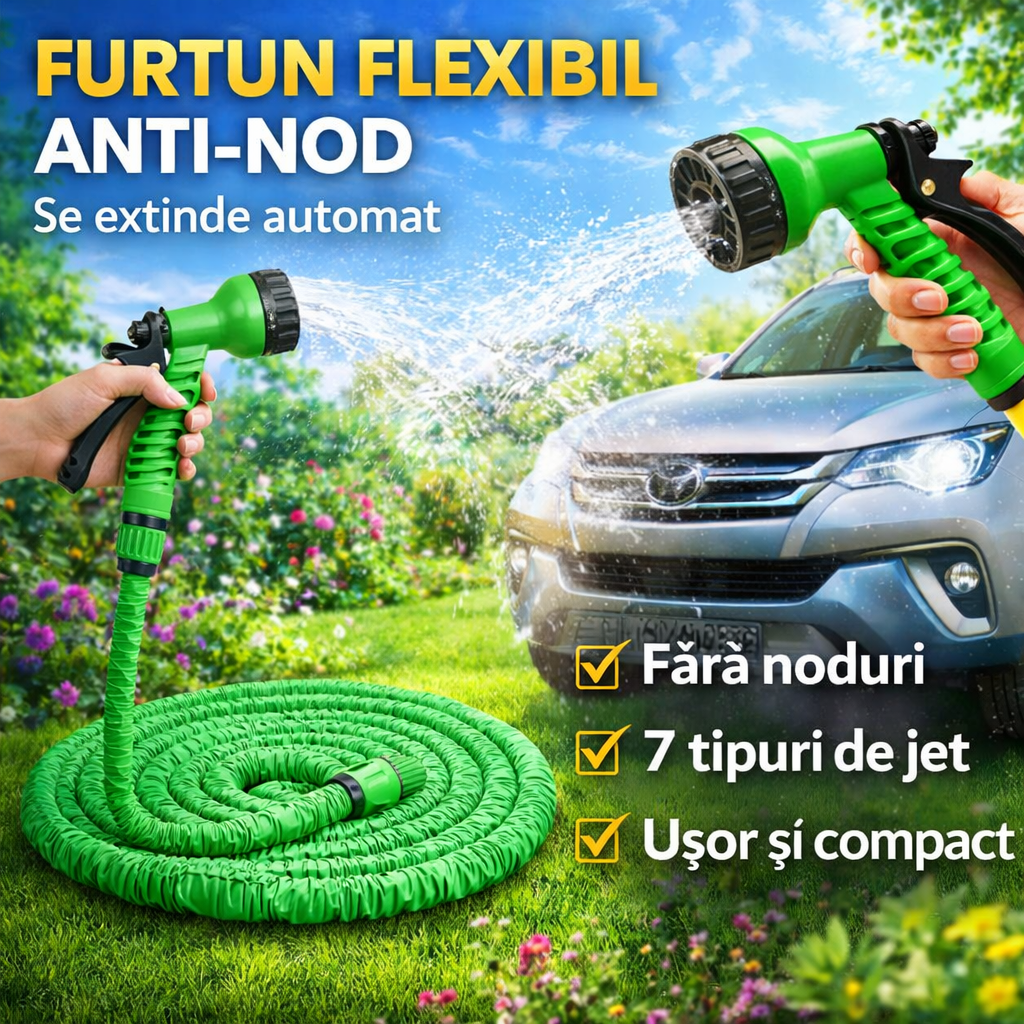 Furtun Flexibil Anti-Nod -FlexiJet™