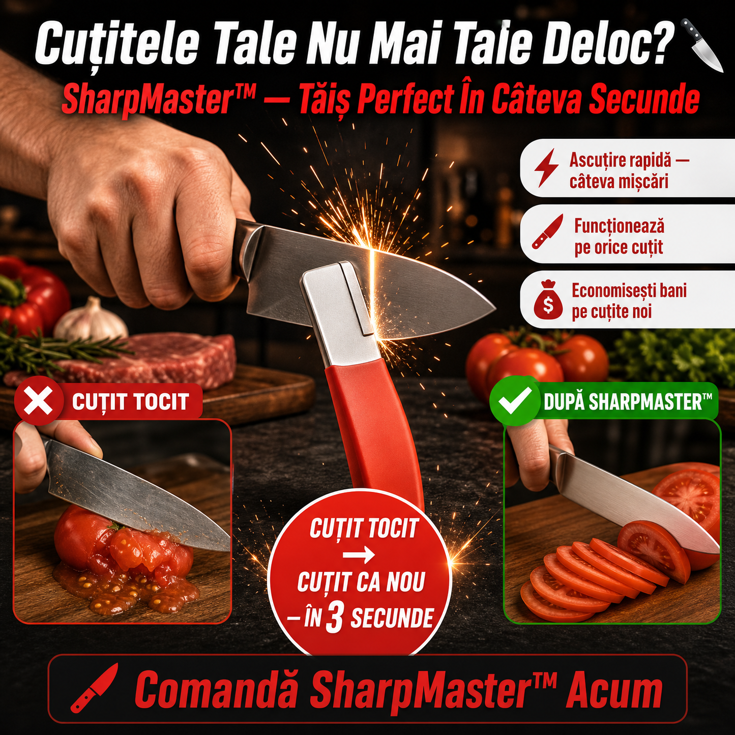 Ascuțitoare Portabilă SharpMaster™